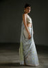 Handwoven Grey Chanderi Saree
